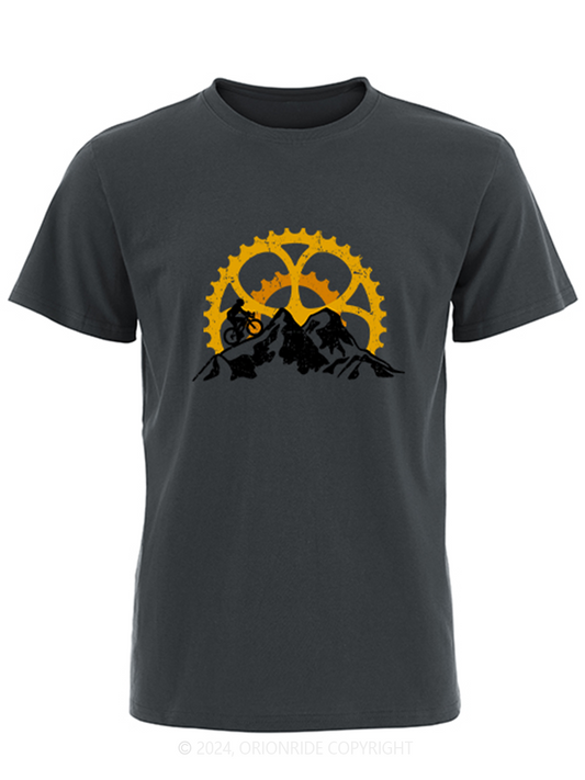 Orionride Short Sleeves Gearwheal Bike T-Shirt