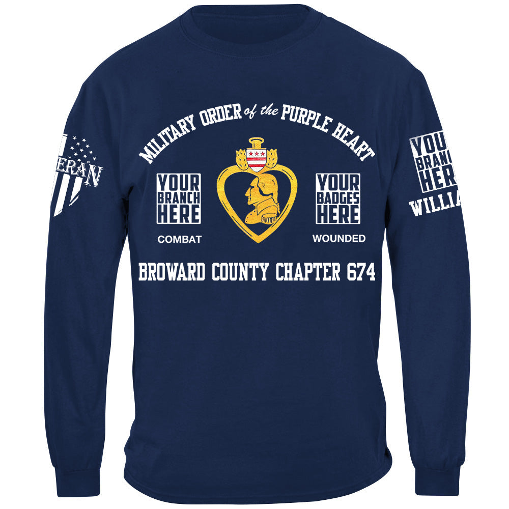 Military Order Of The Purple Heart Custom Shirt For Veteran Purple Heart Day Shirt H2511