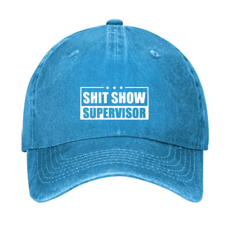 Shit Show Supervisor Cap (Free Customization)