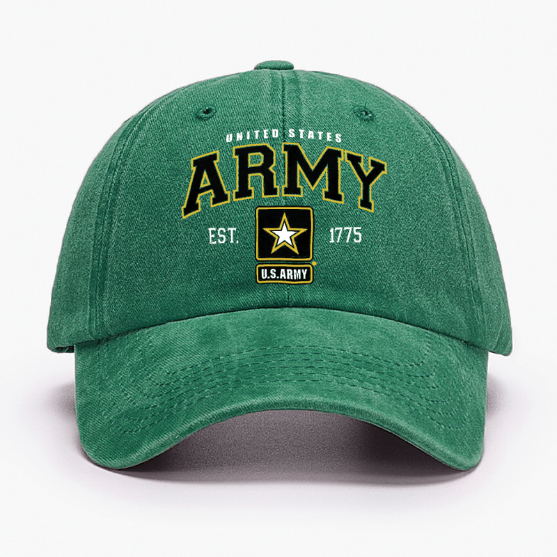 US Army Veteran Pride Military United States Graphic Cap (Free Customization)