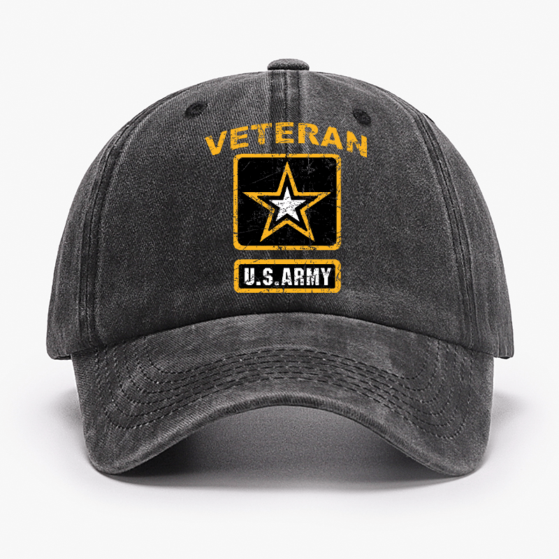 US Army Veteran Cap (Free Customization)