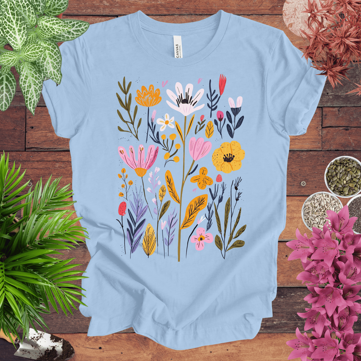 Whimsical Floral Bouquet T-Shirt