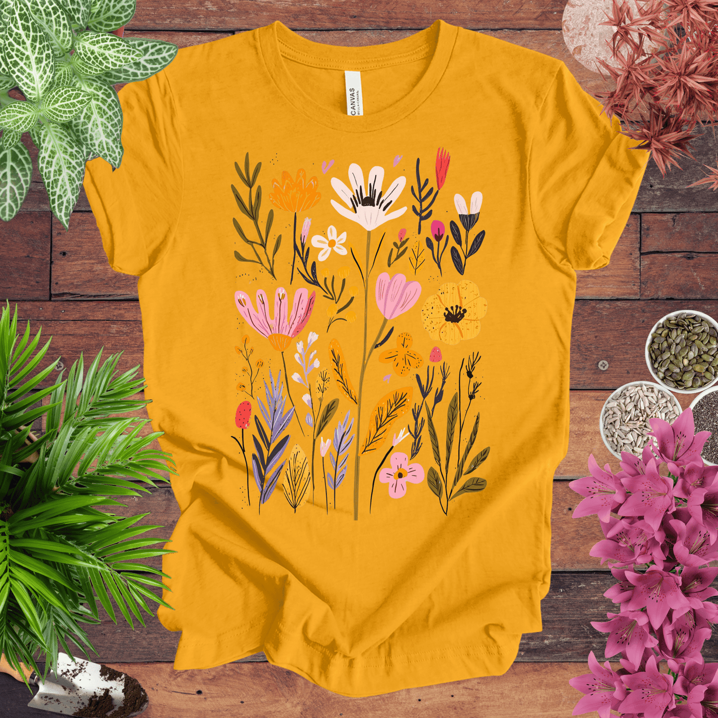 Whimsical Floral Bouquet T-Shirt