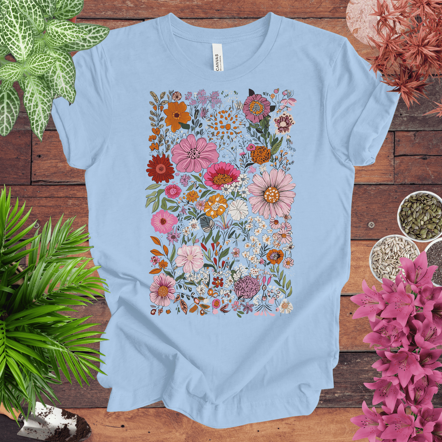 Colorful Wildflower Garden T-Shirt