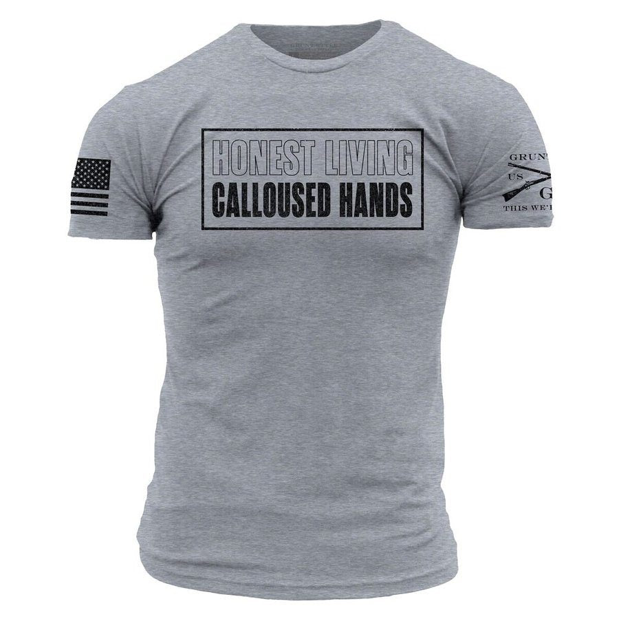 Calloused Hands T-Shirt - Dark Heather Gray