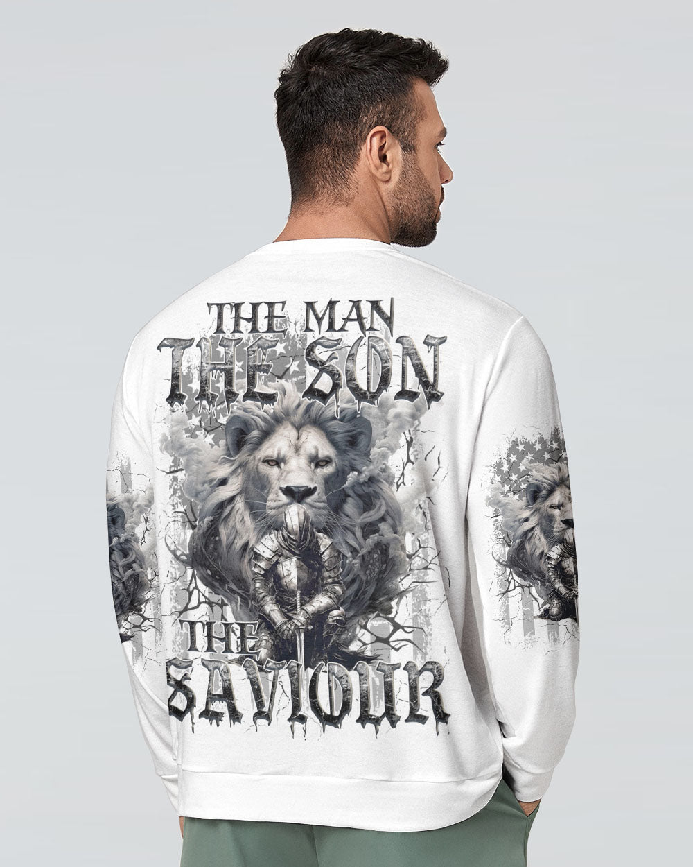 The Man The Son The Saviour Lion Men's All Over Print Shirt - Tyqy2608242