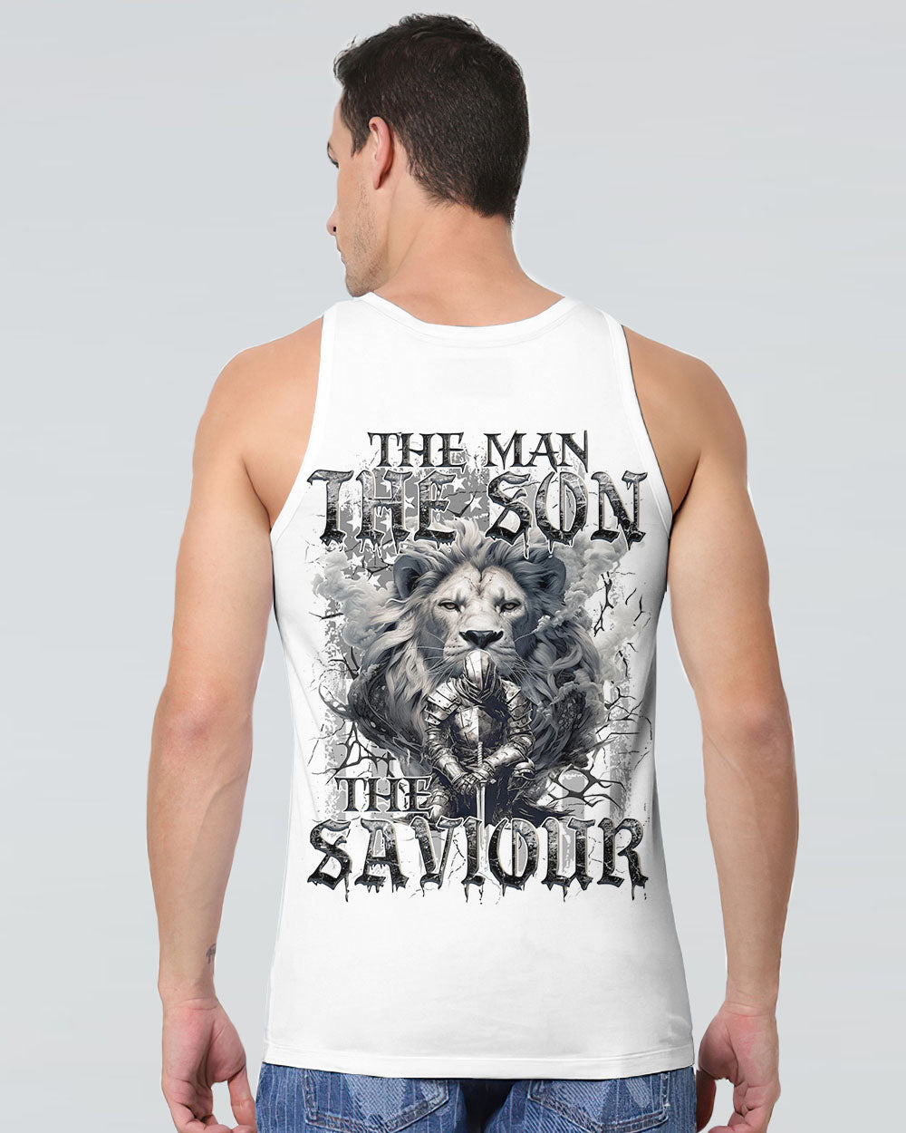 The Man The Son The Saviour Lion Men's All Over Print Shirt - Tyqy2608242