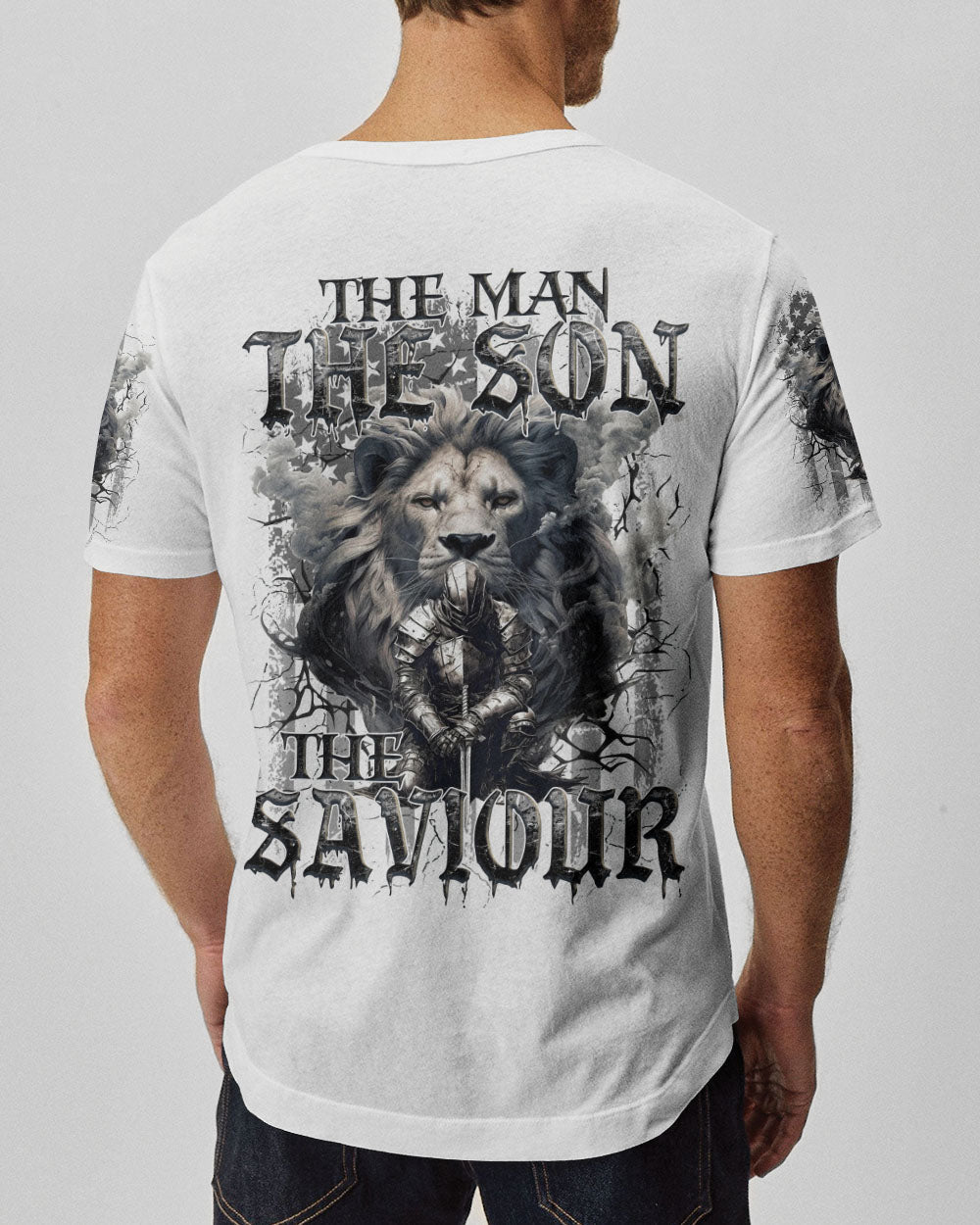 The Man The Son The Saviour Lion Men's All Over Print Shirt - Tyqy2608242