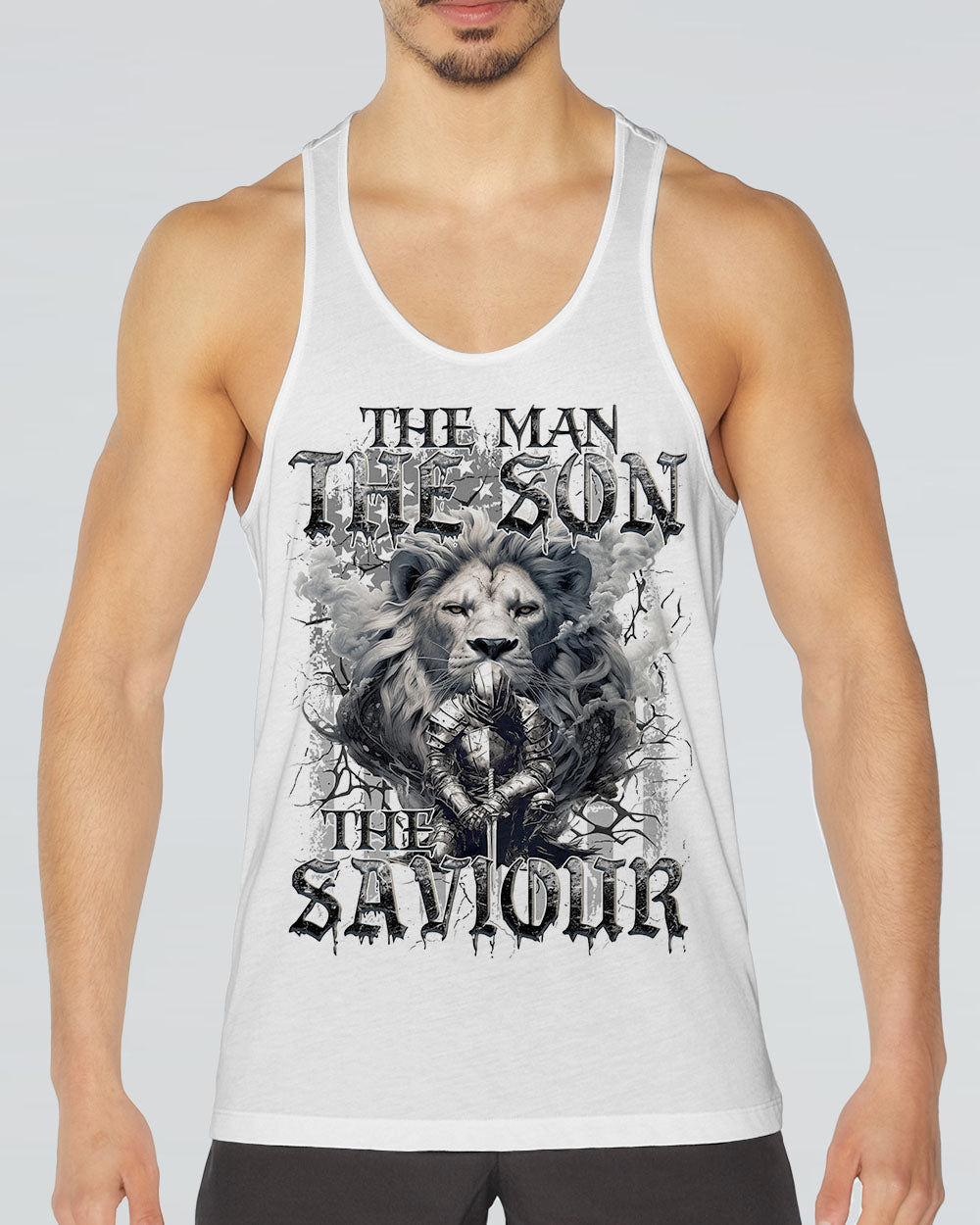 The Man The Son The Saviour Lion Men's All Over Print Shirt - Tyqy2608242