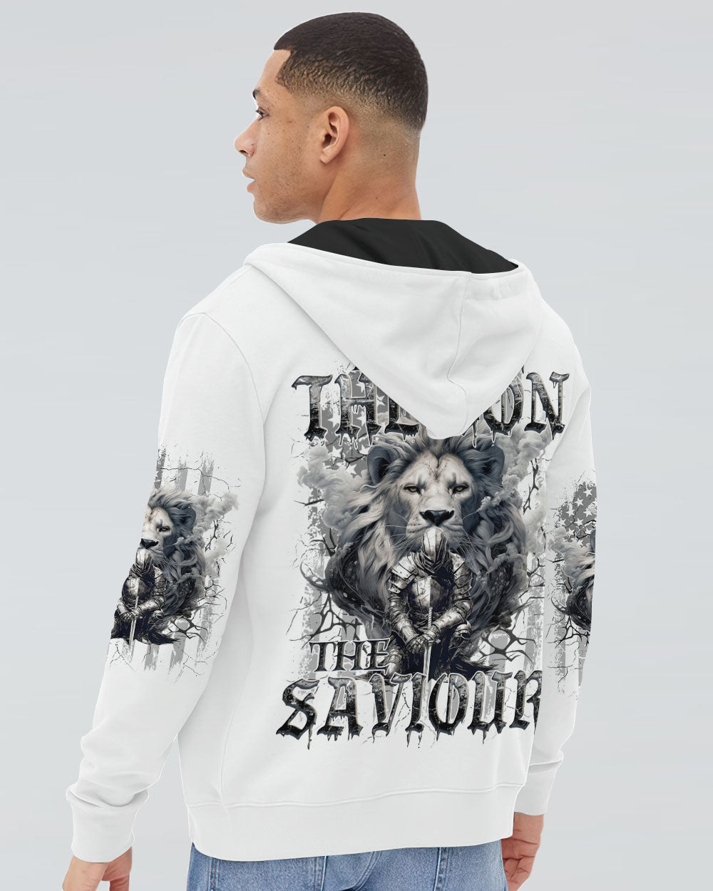 The Man The Son The Saviour Lion Men's All Over Print Shirt - Tyqy2608242