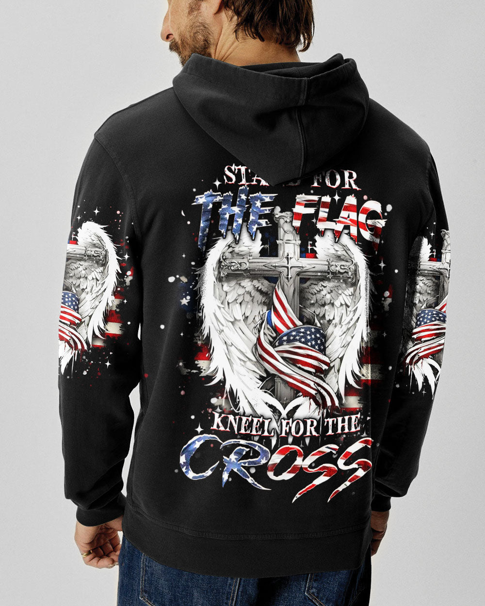 Stand For The Flag Kneel For The Cross Men's All Over Print Shirt - Yhhn0303254