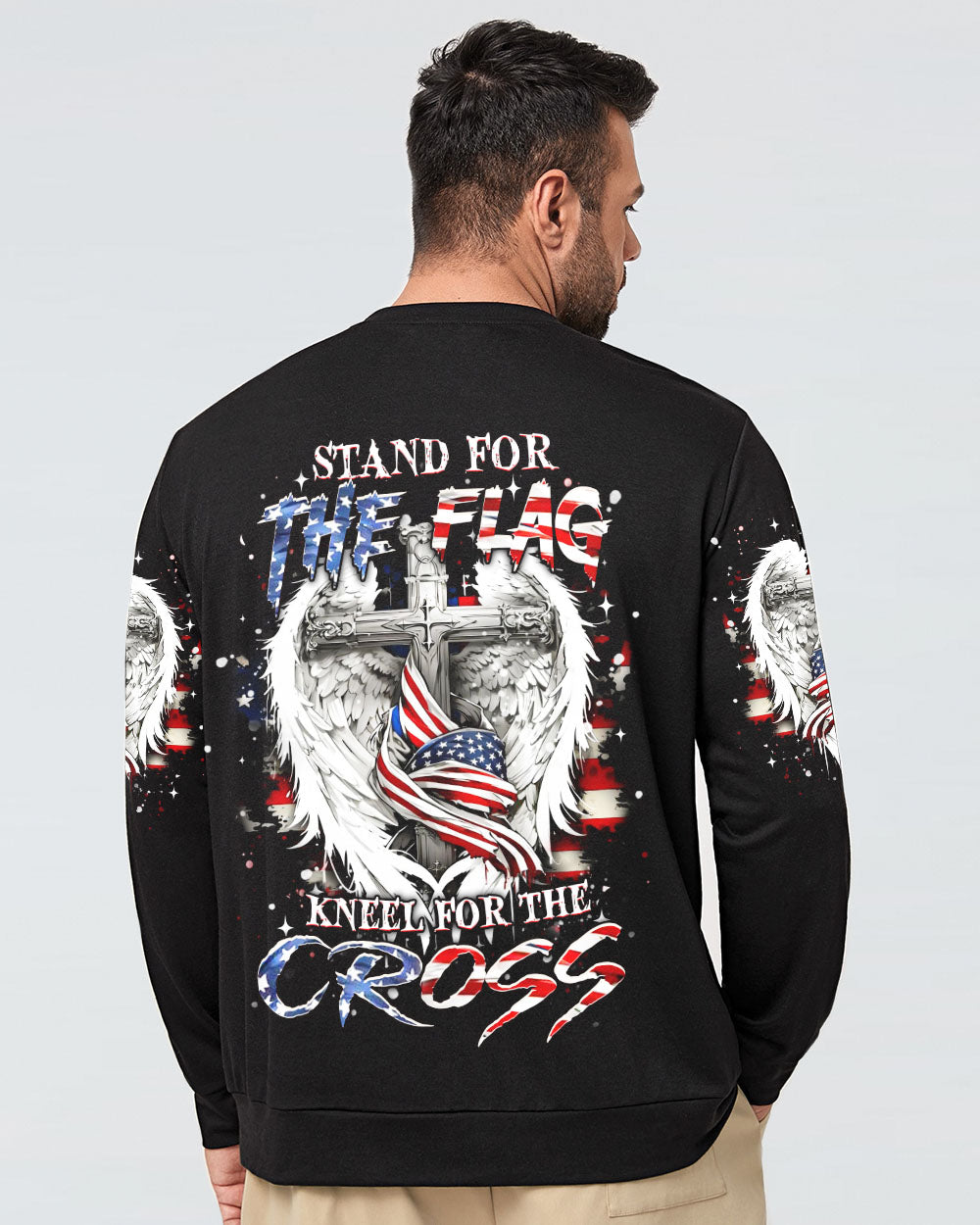 Stand For The Flag Kneel For The Cross Men's All Over Print Shirt - Yhhn0303254