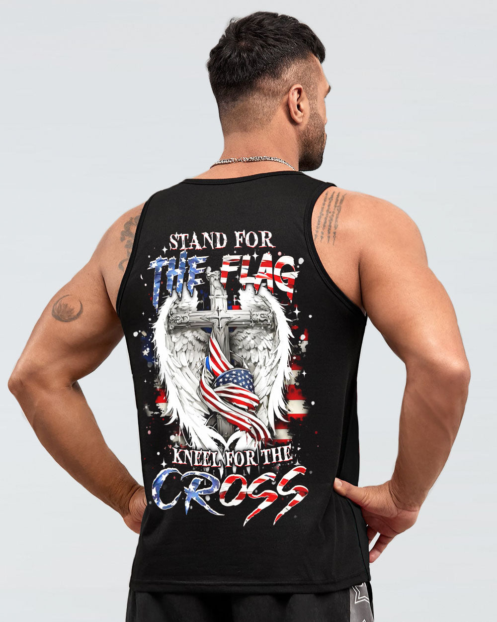 Stand For The Flag Kneel For The Cross Men's All Over Print Shirt - Yhhn0303254