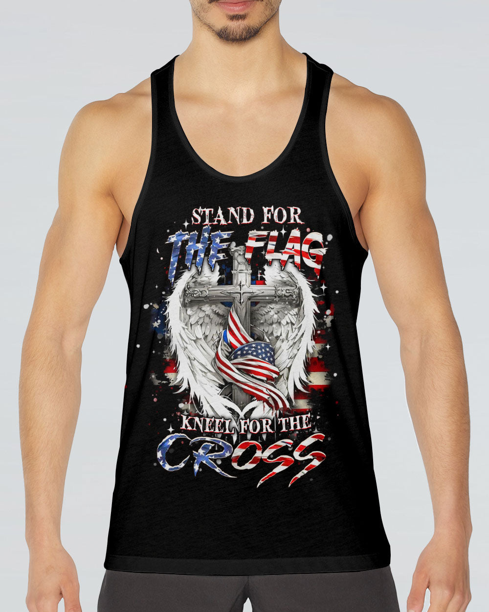 Stand For The Flag Kneel For The Cross Men's All Over Print Shirt - Yhhn0303254