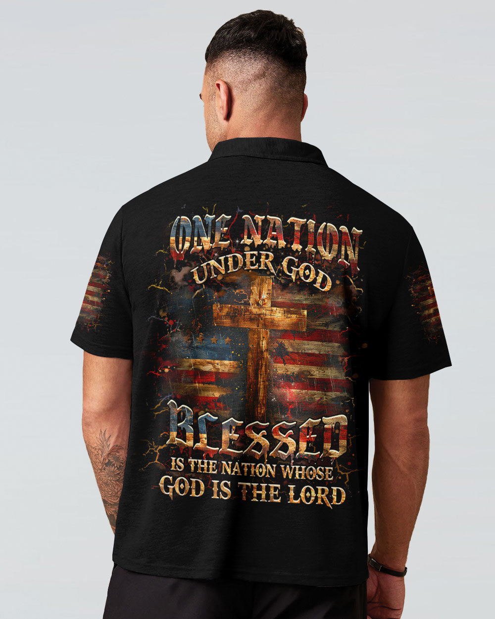 Blessed Is The Nation Whose God Is The Lord Men's All Over Print Shirt - Yhhn2612242