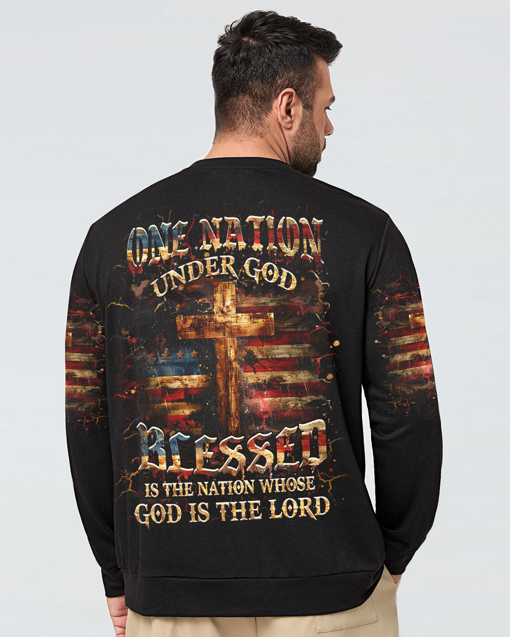 Blessed Is The Nation Whose God Is The Lord Men's All Over Print Shirt - Yhhn2612242