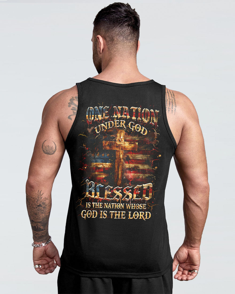 Blessed Is The Nation Whose God Is The Lord Men's All Over Print Shirt - Yhhn2612242