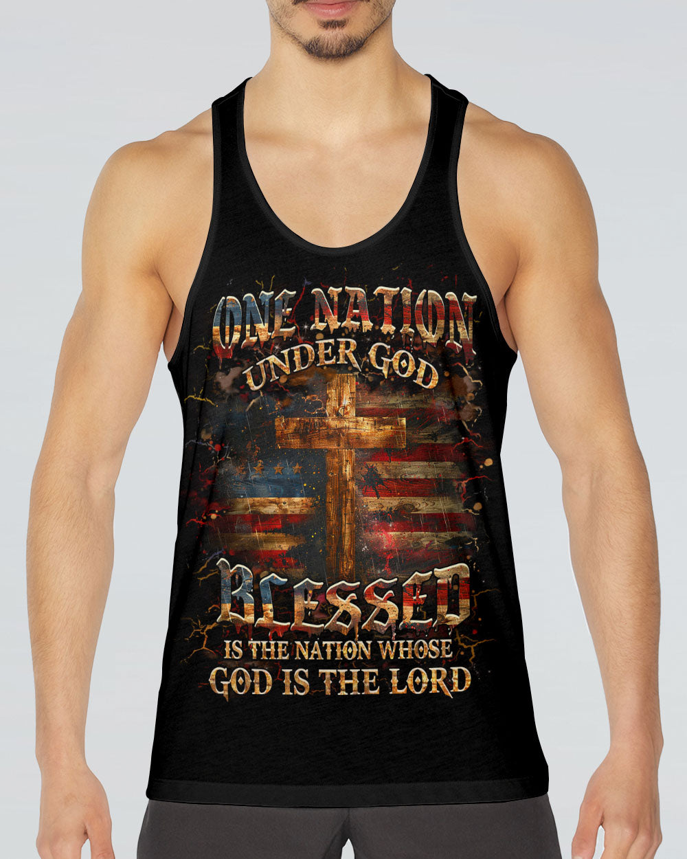 Blessed Is The Nation Whose God Is The Lord Men's All Over Print Shirt - Yhhn2612242