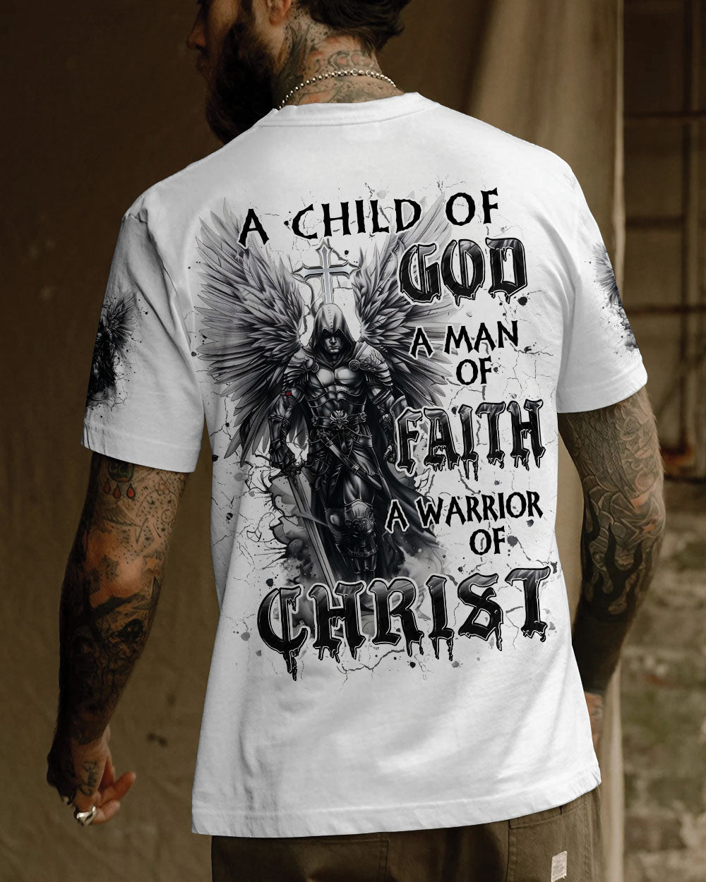 A Warrior Of Christ Men's All Over Print Shirt - Tlpq0411241