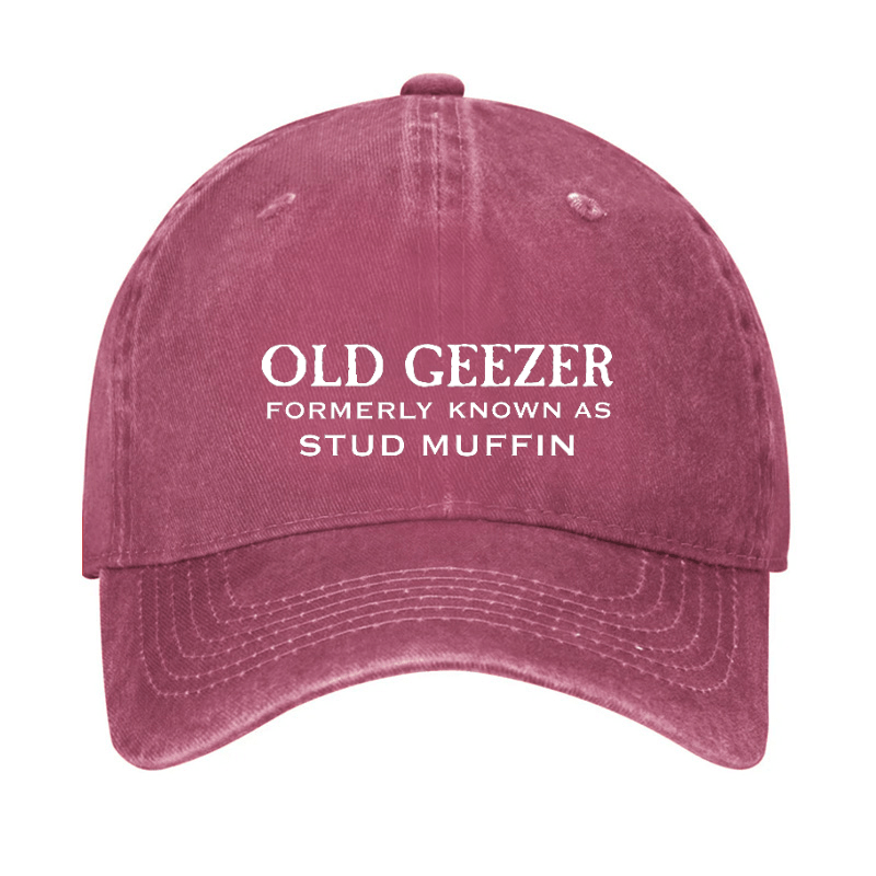 Funny Old Geezer Formerly Known As Stud Muffin Cap (Free Customization)