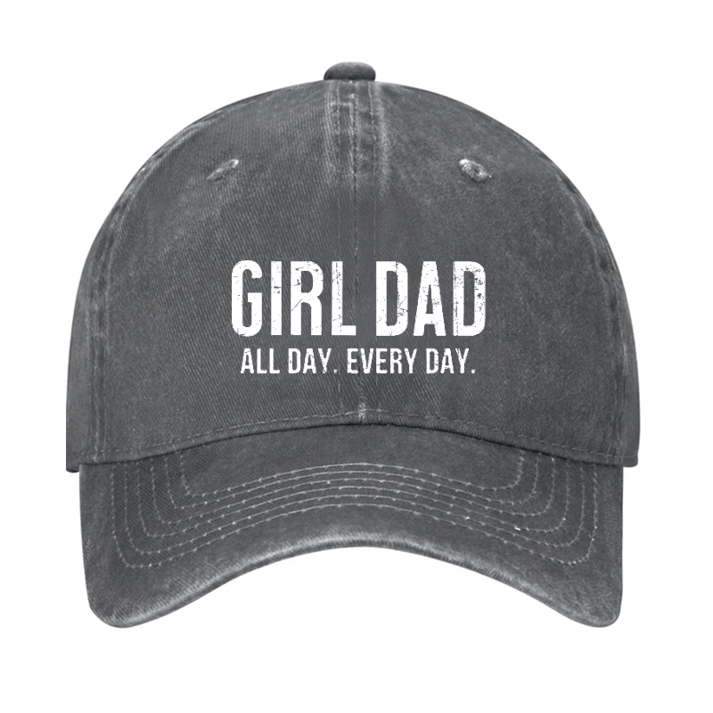 Girl Dad All Day Every Day Cap (Free Customization)