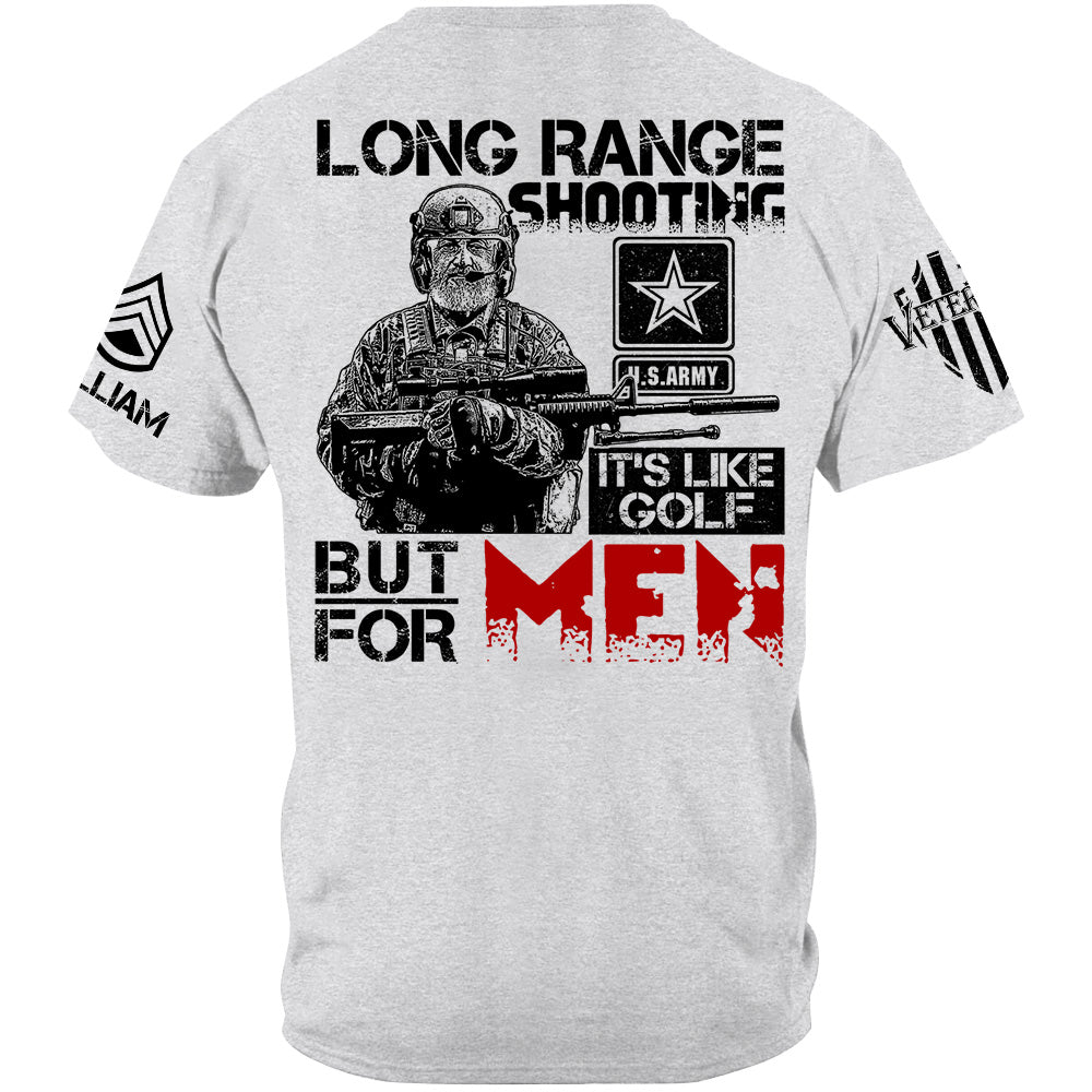 Long Range Shooting Like Golf But For Men Vr2 2nd Amendment Veteran Rifle Shooting Shirt Gift For Veteran H2511 Trna