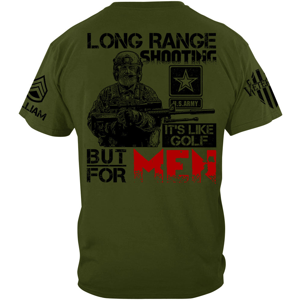 Long Range Shooting Like Golf But For Men Vr2 2nd Amendment Veteran Rifle Shooting Shirt Gift For Veteran H2511 Trna