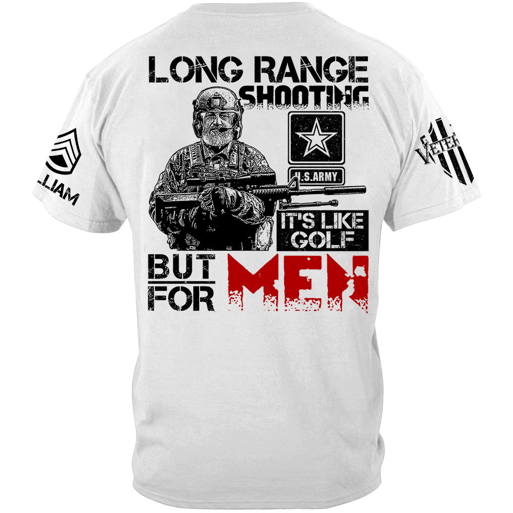 Long Range Shooting Like Golf But For Men Vr2 2nd Amendment Veteran Rifle Shooting Shirt Gift For Veteran H2511 Trna