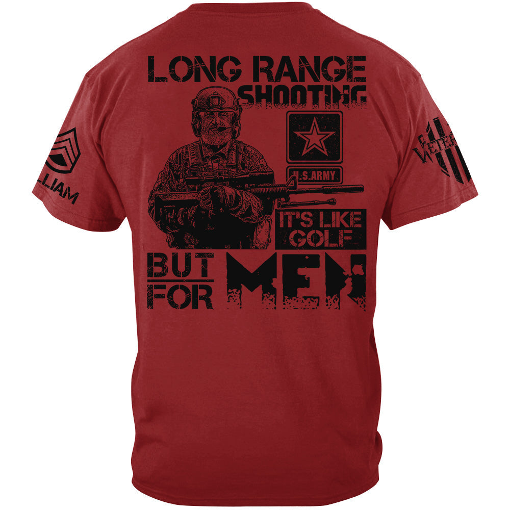 Long Range Shooting Like Golf But For Men Vr2 2nd Amendment Veteran Rifle Shooting Shirt Gift For Veteran H2511 Trna