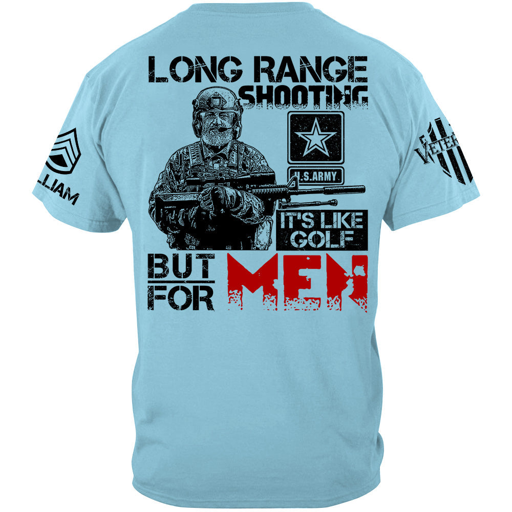 Long Range Shooting Like Golf But For Men Vr2 2nd Amendment Veteran Rifle Shooting Shirt Gift For Veteran H2511 Trna