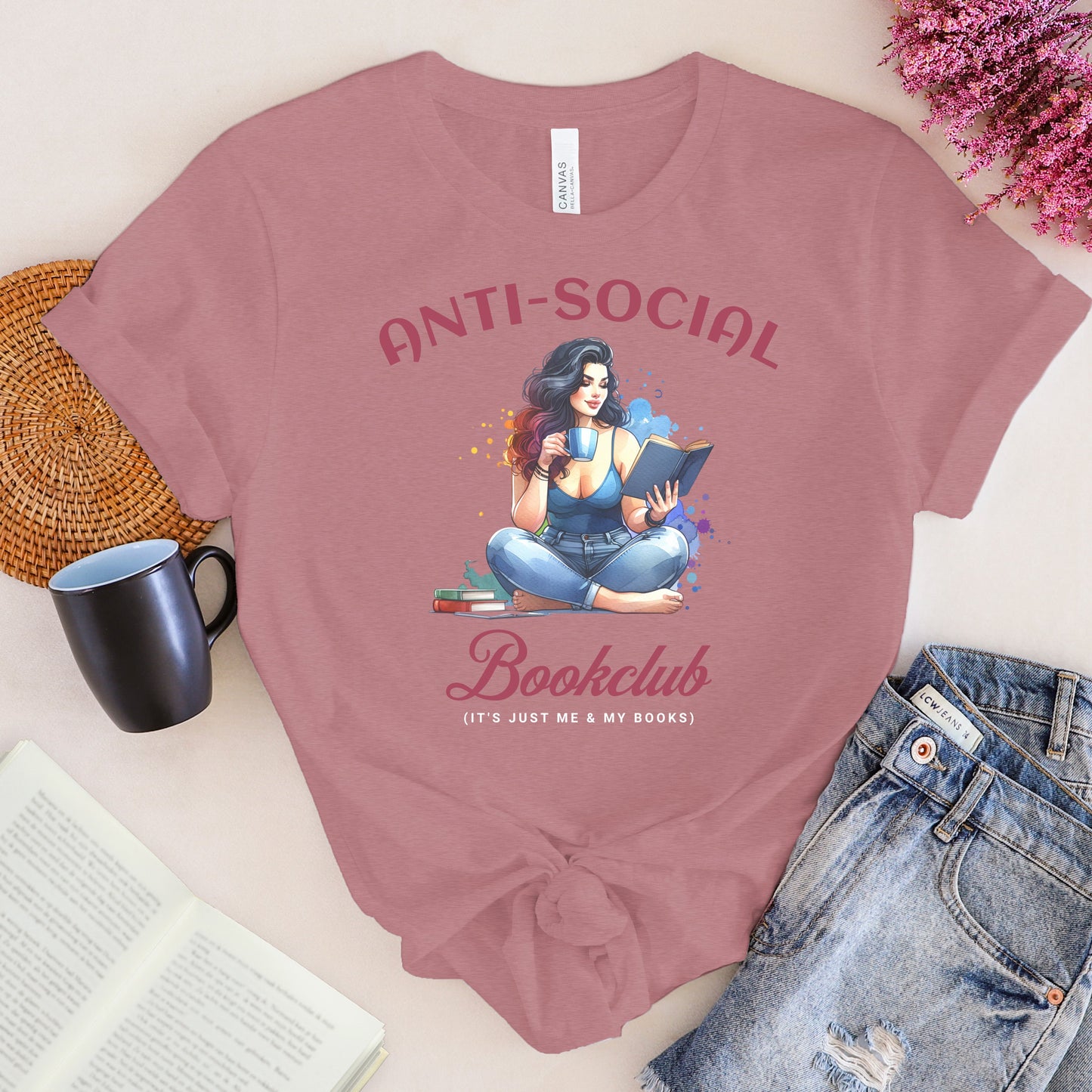 Anti-Social Bookclub Tee