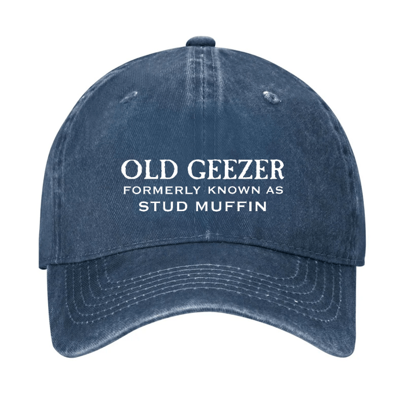 Funny Old Geezer Formerly Known As Stud Muffin Cap (Free Customization)