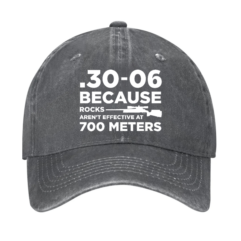 Maturelion Custom Cap 30-06 Because Rocks Aren't Effective At 700 Meters Cap