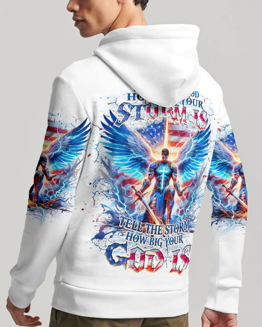 Tell The Storm How Big Your God Is Men's All Over Print Shirt - Yhhn1610245