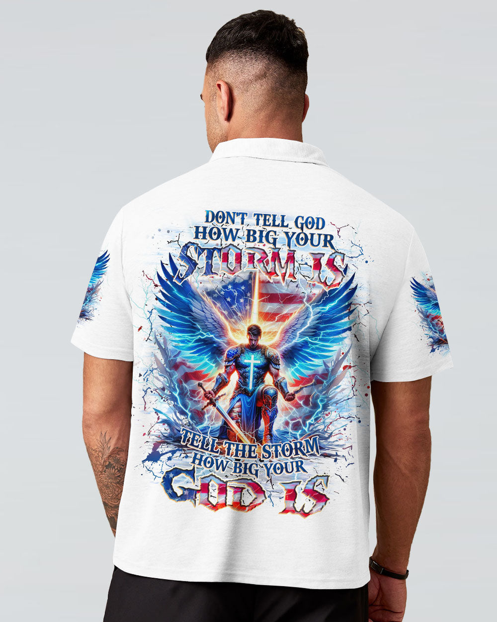 Tell The Storm How Big Your God Is Men's All Over Print Shirt - Yhhn1610245