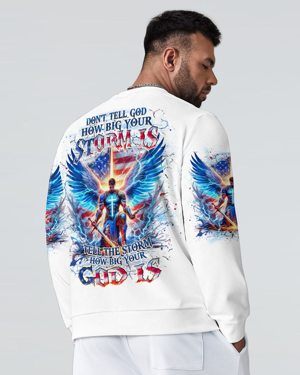 Tell The Storm How Big Your God Is Men's All Over Print Shirt - Yhhn1610245