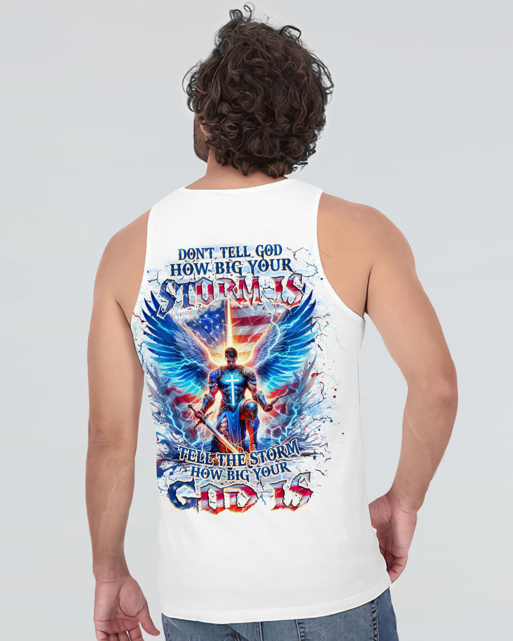 Tell The Storm How Big Your God Is Men's All Over Print Shirt - Yhhn1610245