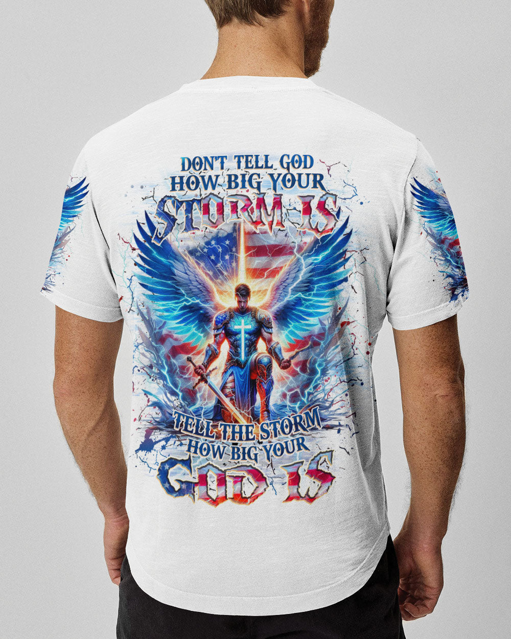 Tell The Storm How Big Your God Is Men's All Over Print Shirt - Yhhn1610245