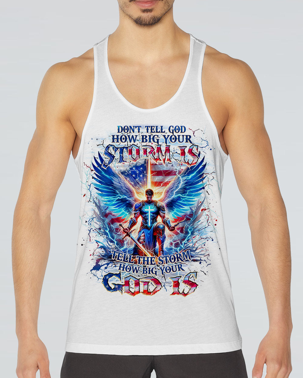 Tell The Storm How Big Your God Is Men's All Over Print Shirt - Yhhn1610245