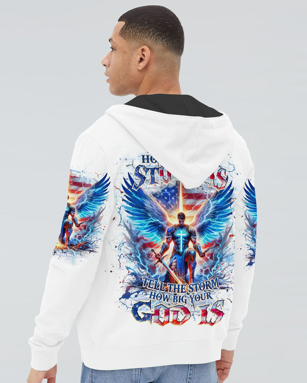 Tell The Storm How Big Your God Is Men's All Over Print Shirt - Yhhn1610245