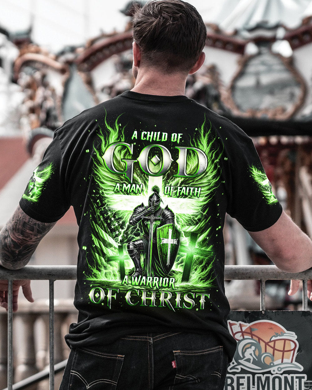 A Warrior Of Christ Men's All Over Print Shirt - Tlno1010243