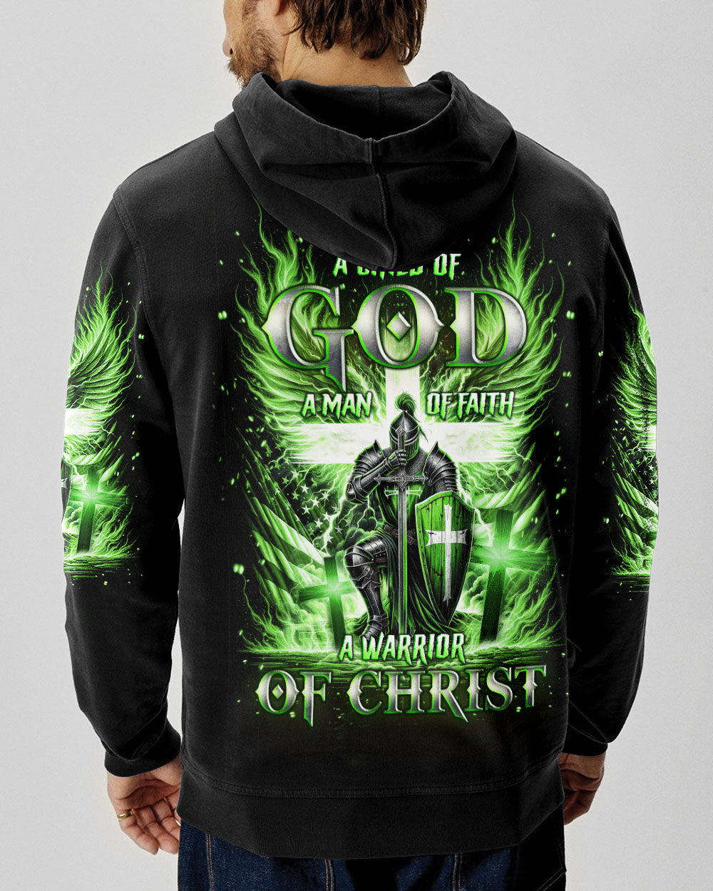 A Warrior Of Christ Men's All Over Print Shirt - Tlno1010243