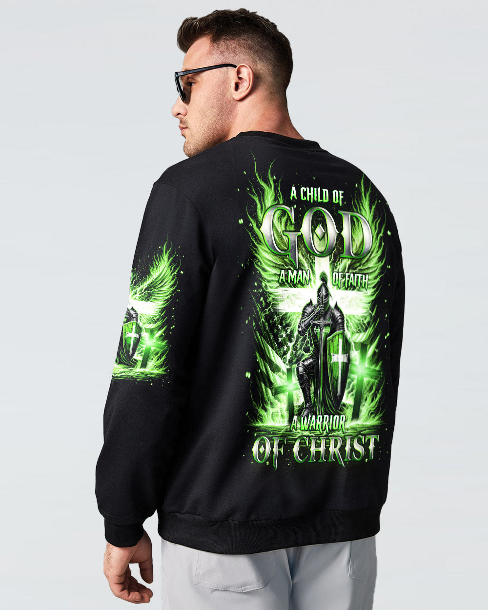 A Warrior Of Christ Men's All Over Print Shirt - Tlno1010243