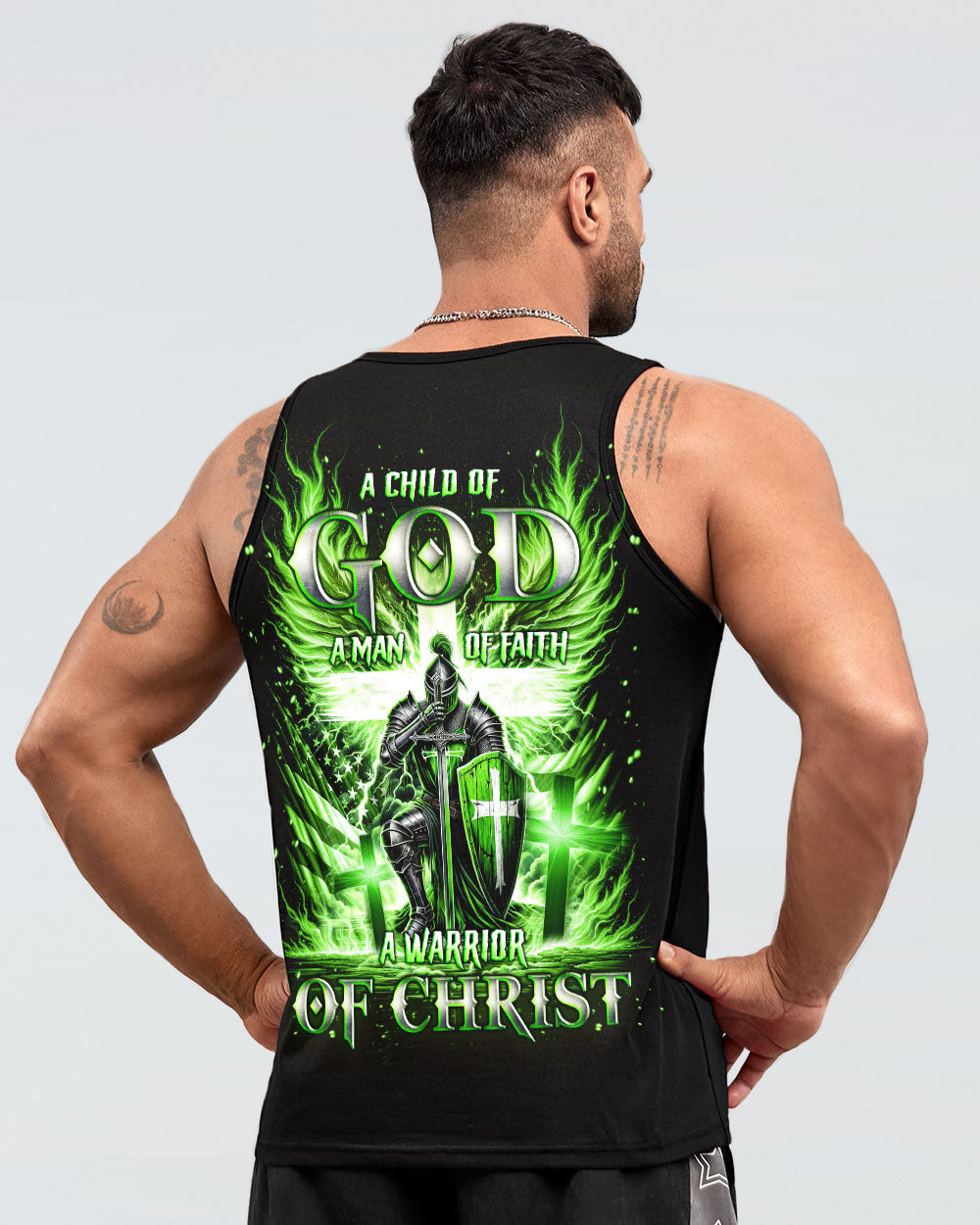 A Warrior Of Christ Men's All Over Print Shirt - Tlno1010243