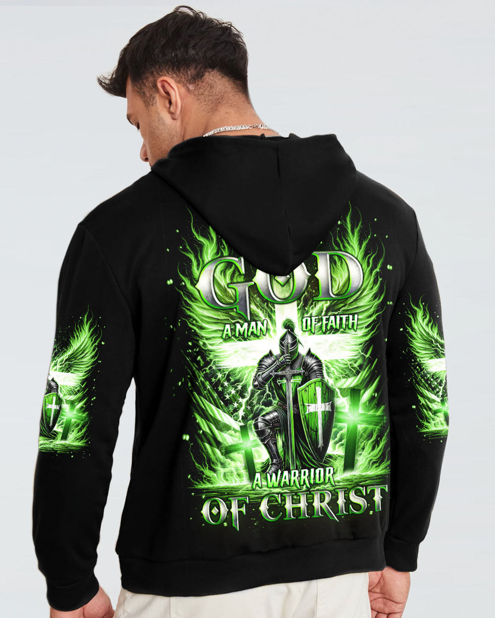 A Warrior Of Christ Men's All Over Print Shirt - Tlno1010243