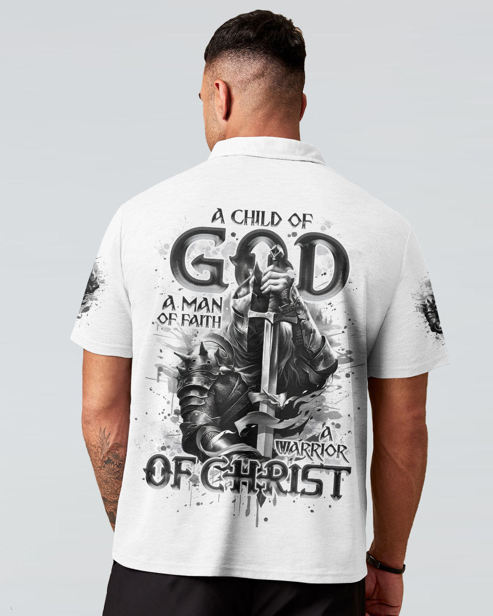 A Warrior Of Christ Warrior Men's All Over Print Shirt  - Tlno1312244