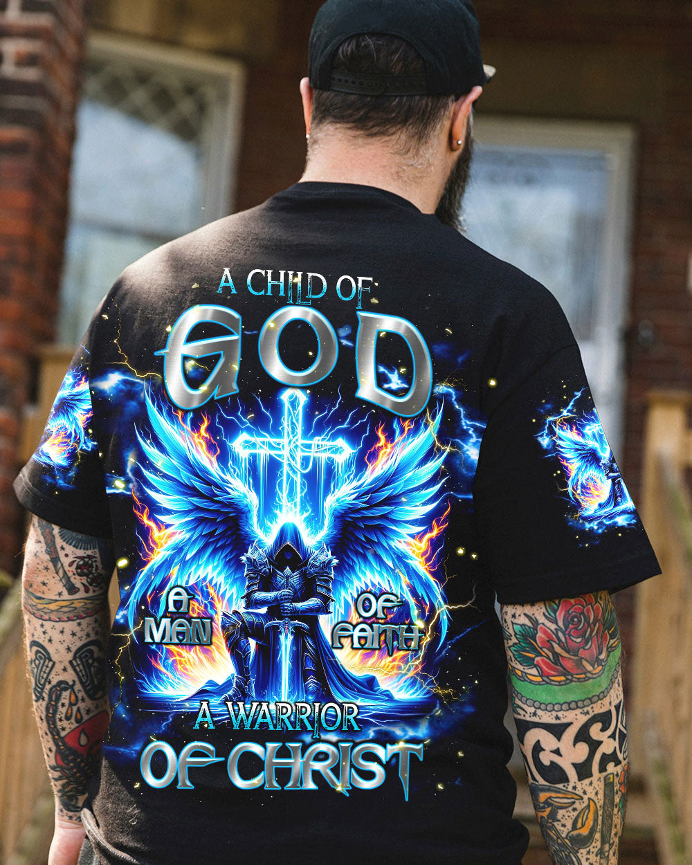 A Warrior Of Christ Men's All Over Print Shirt  - Tlnt0510242