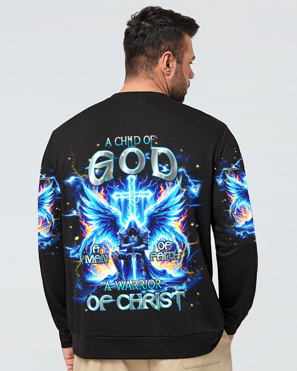 A Warrior Of Christ Men's All Over Print Shirt  - Tlnt0510242