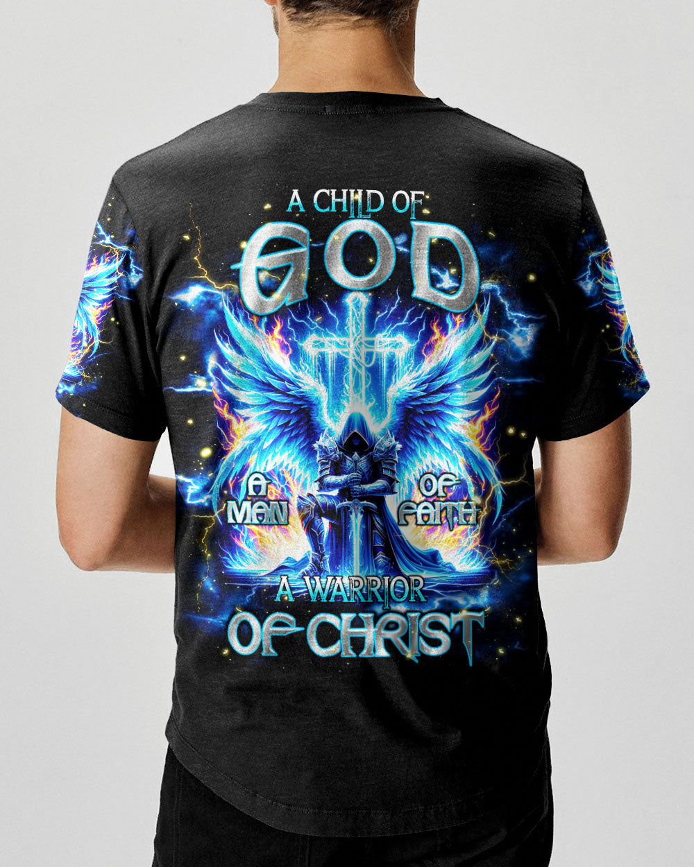 A Warrior Of Christ Men's All Over Print Shirt  - Tlnt0510242