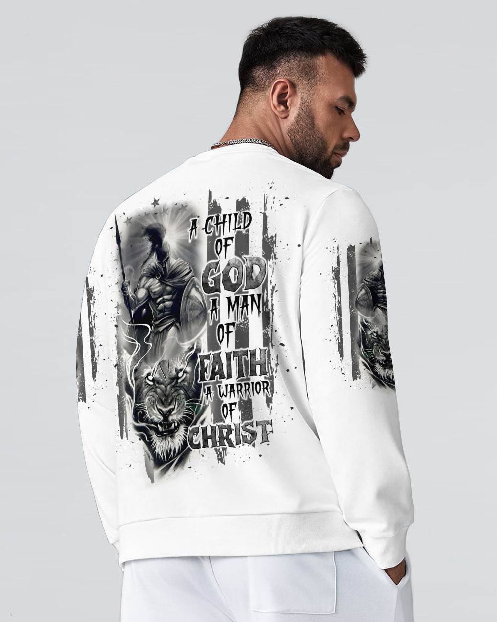 A Warrior Of Christ Warrior Lion Men's All Over Print Shirt - Tlnt1811244